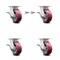 Service Caster 5 Inch Kingpinless Poly on Aluminum Wheel Caster Brakes 2 Swivel Locks SCC, 4PK SCC-KP30S520-PAR-SLB-BSL-2-SLB-2 - alternate 1